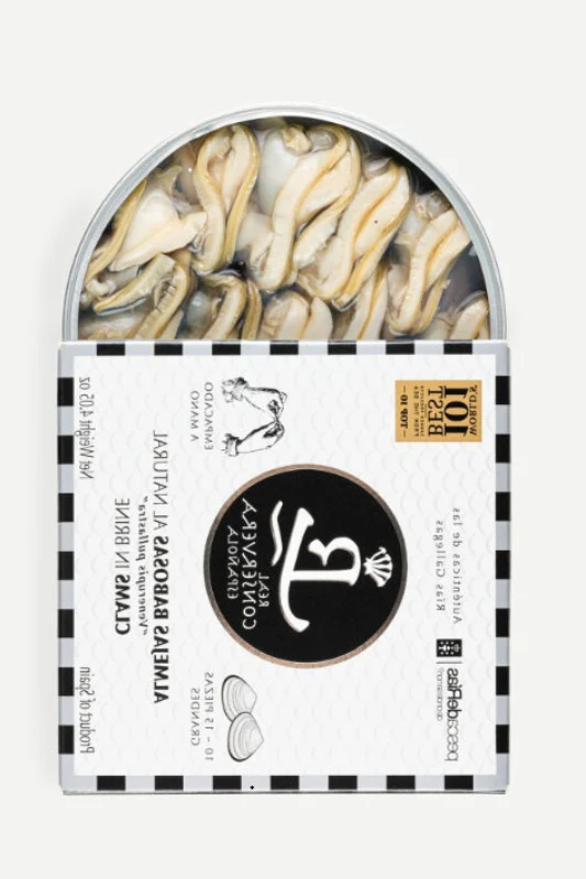 Real Conservera Almejas al Natural (Galician Clams in Natural Brine) -120g