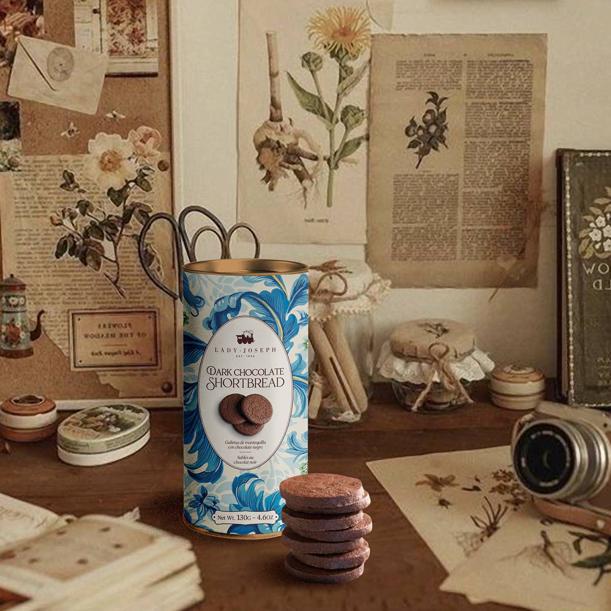 Lady Joseph Dark Chocolate Butter Shortbread Cookies – Handcrafted in Spain - Image 3