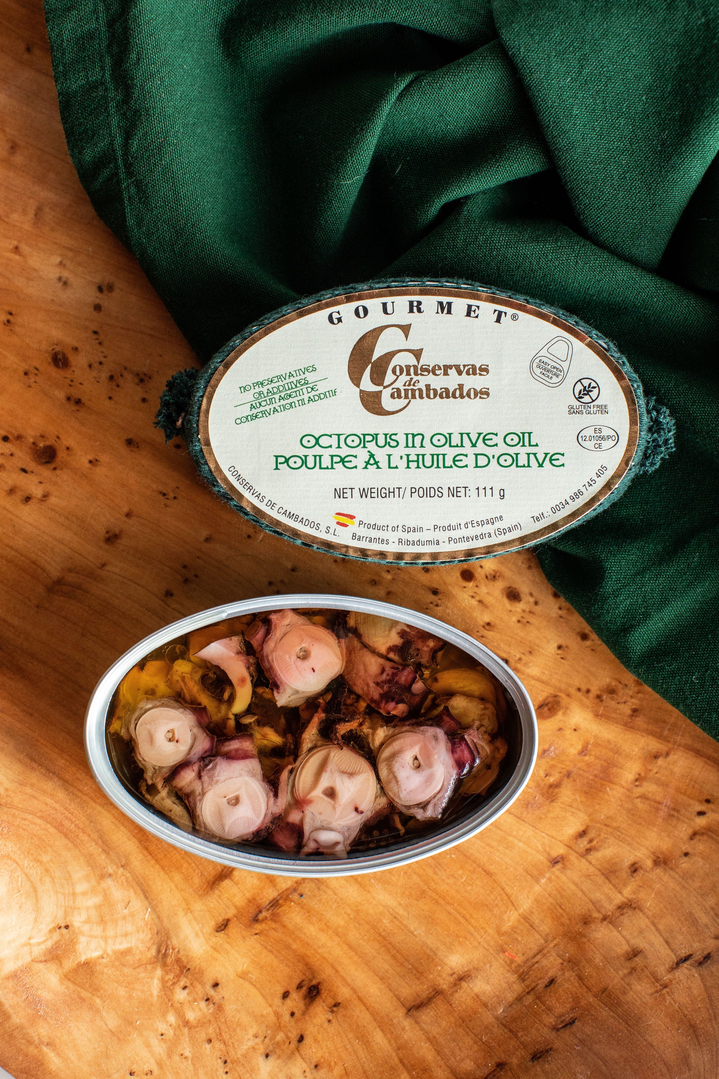 Cambados Octopus in Olive Oil