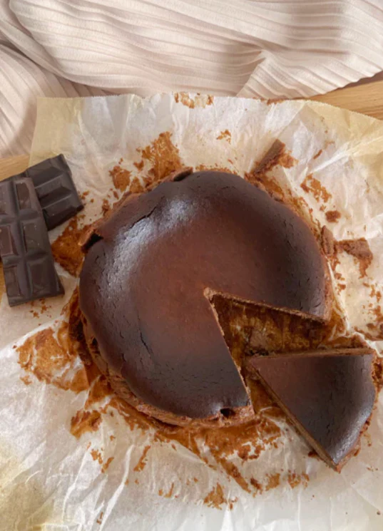 Chocolate Basque Burnt Cheesecake - 7 Inch - Image 2