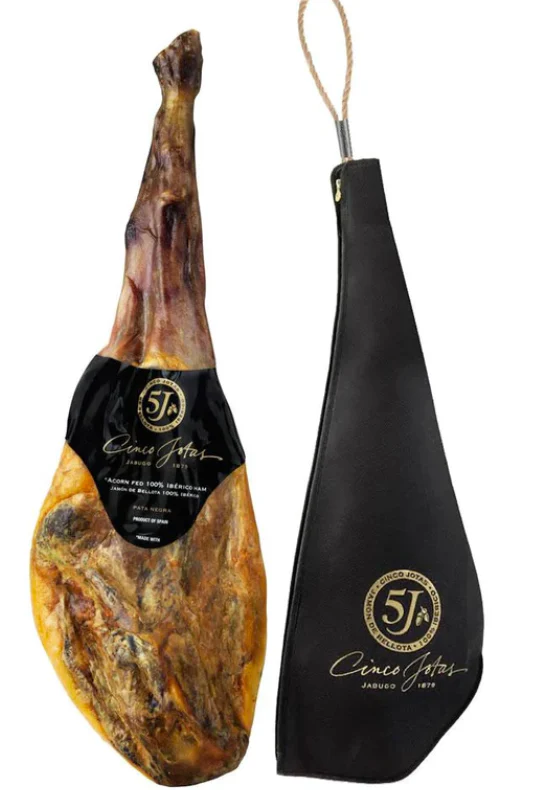 Cinco Jotas (5J) Acorn-fed 100% Ibérico Ham (Bone-In)