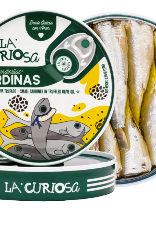 La Curiosa Sardines in Truffle Oil (112g) - Image 2