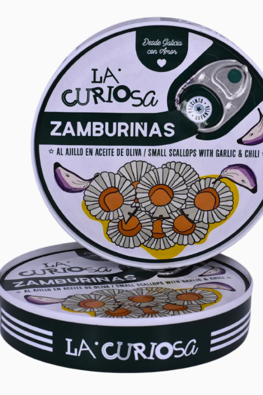 La Curiosa scallops with garlic & olive oil - Image 2