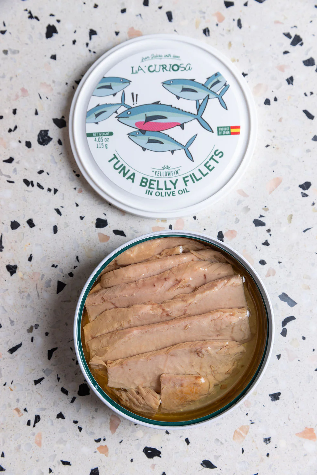 La Curiosa Tuna Belly in Olive Oil 115g - Image 2