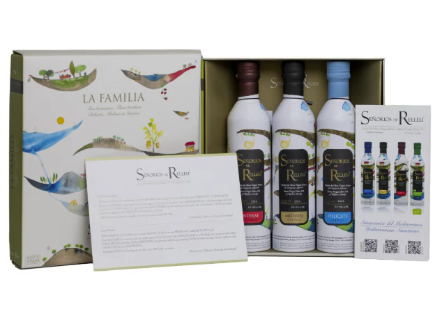 La Familia GiftBox – Trio of 500 ml Extra Virgin Olive Oils - Image 2