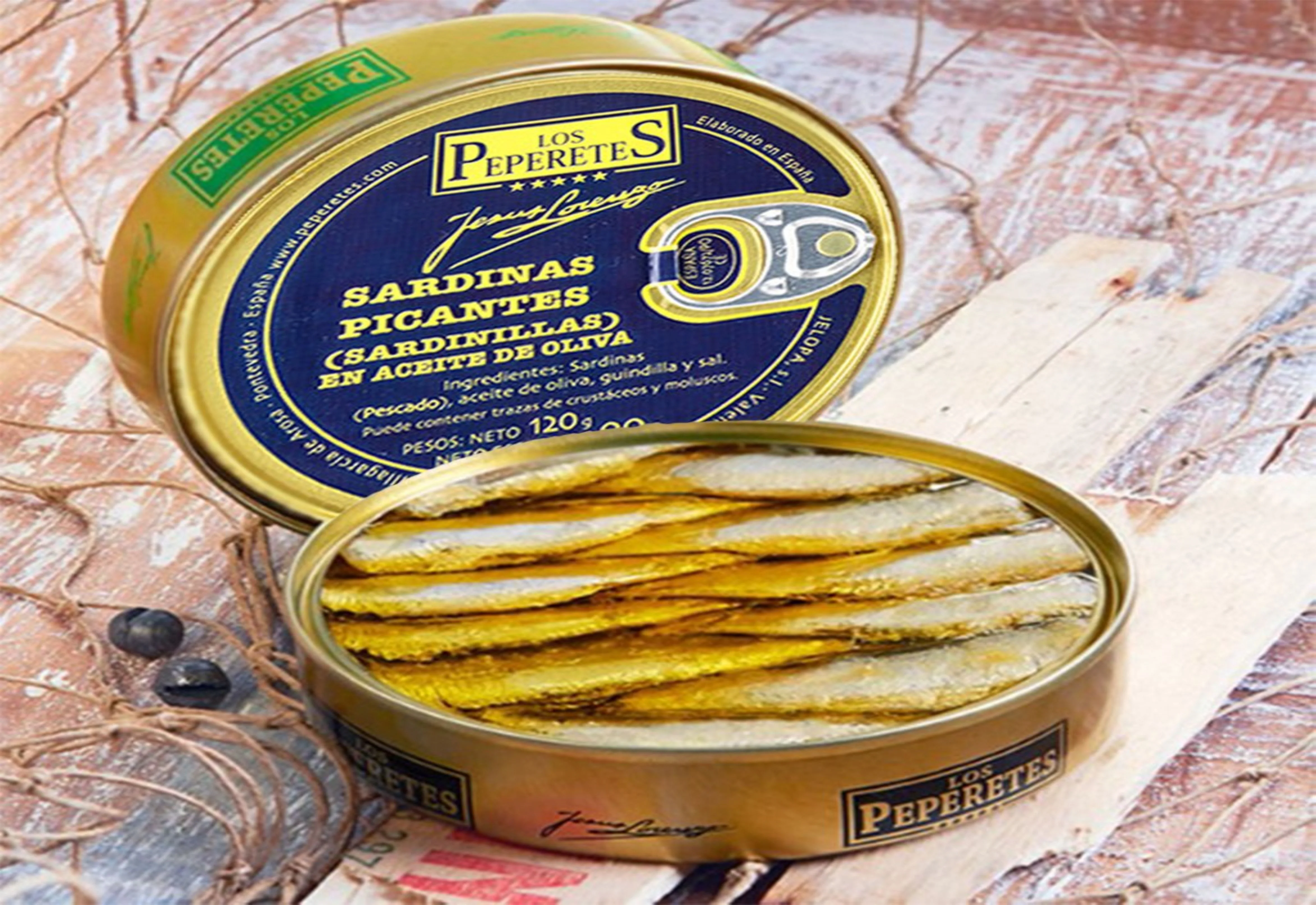 Los Peperetes Hot Small Sardines in Olive Oil - Image 3