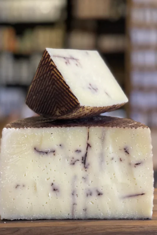 Manchego Cheese with Black Olives- DIFFERENT SIZES