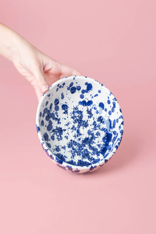 Ceramic Bowl Grater Plate/Blue