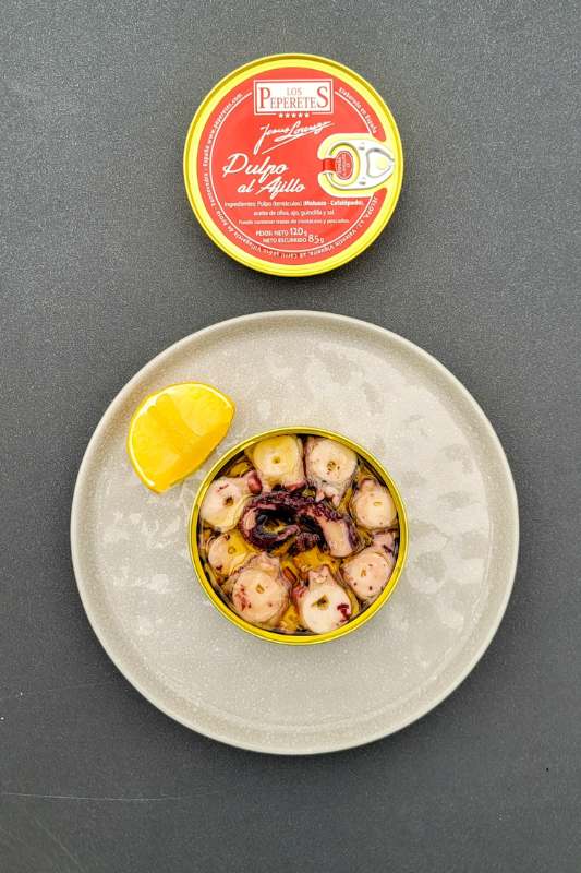Peperetes Octopus with Garlic and Olive Oil 120g - Image 2