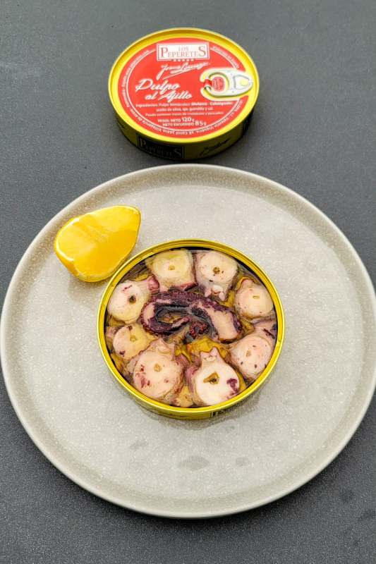 Peperetes Octopus with Garlic and Olive Oil 120g - Image 3