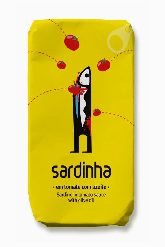 Sardinha sardine and tomato sauce with olive oil