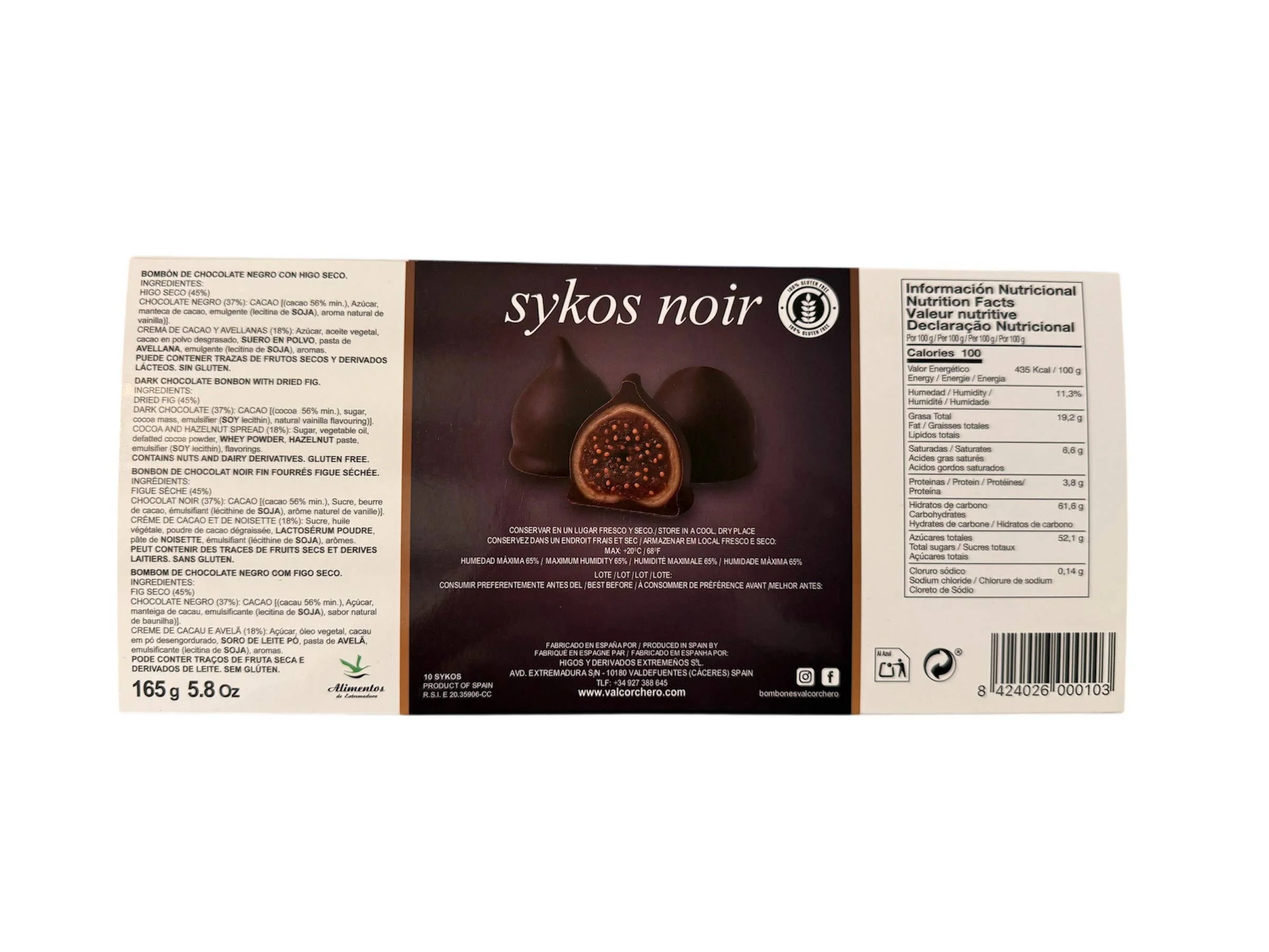 Sykos Noir Chocolate Figs - 10 Chocolate Figs - Image 3