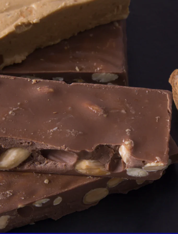 Turrón Chocolate with almonds AntiuXixona, 200g - Image 2